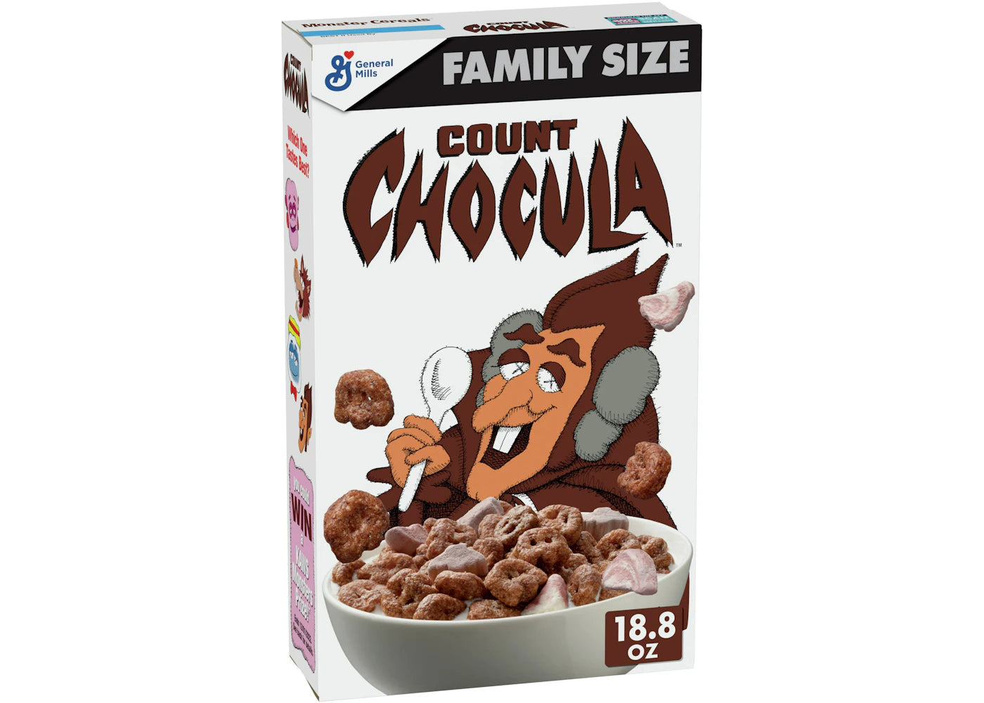 KAWS Monsters Count Chocula Müsli Familienpackung (Nicht zum menschlichen Verzehr geeignet) - vue 360