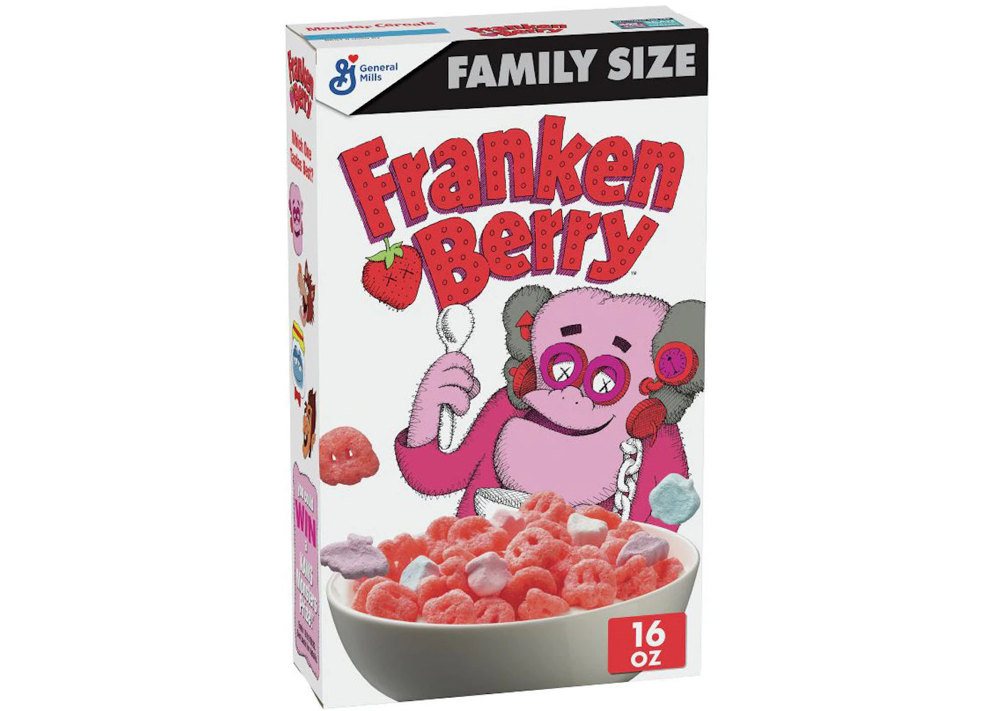 KAWS Monsters Franken Berry Müsli Familienpackung (Nicht zum menschlichen Verzehr geeignet) - vue 360