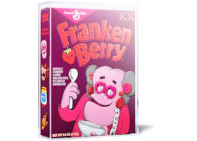 KAWS Monsters Franken Berry Cereal Limited Edition in Acrylic Case (Not Fit For Human Consumption) - vue 360