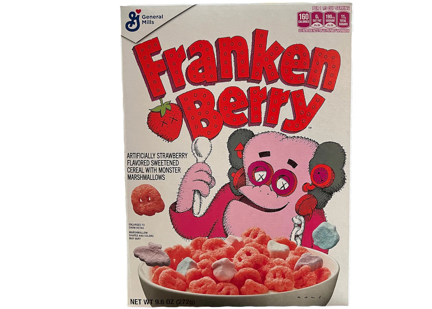 KAWS Monsters Franken Berry Müsli (Nicht für den menschlichen Verzehr geeignet) - vue 360