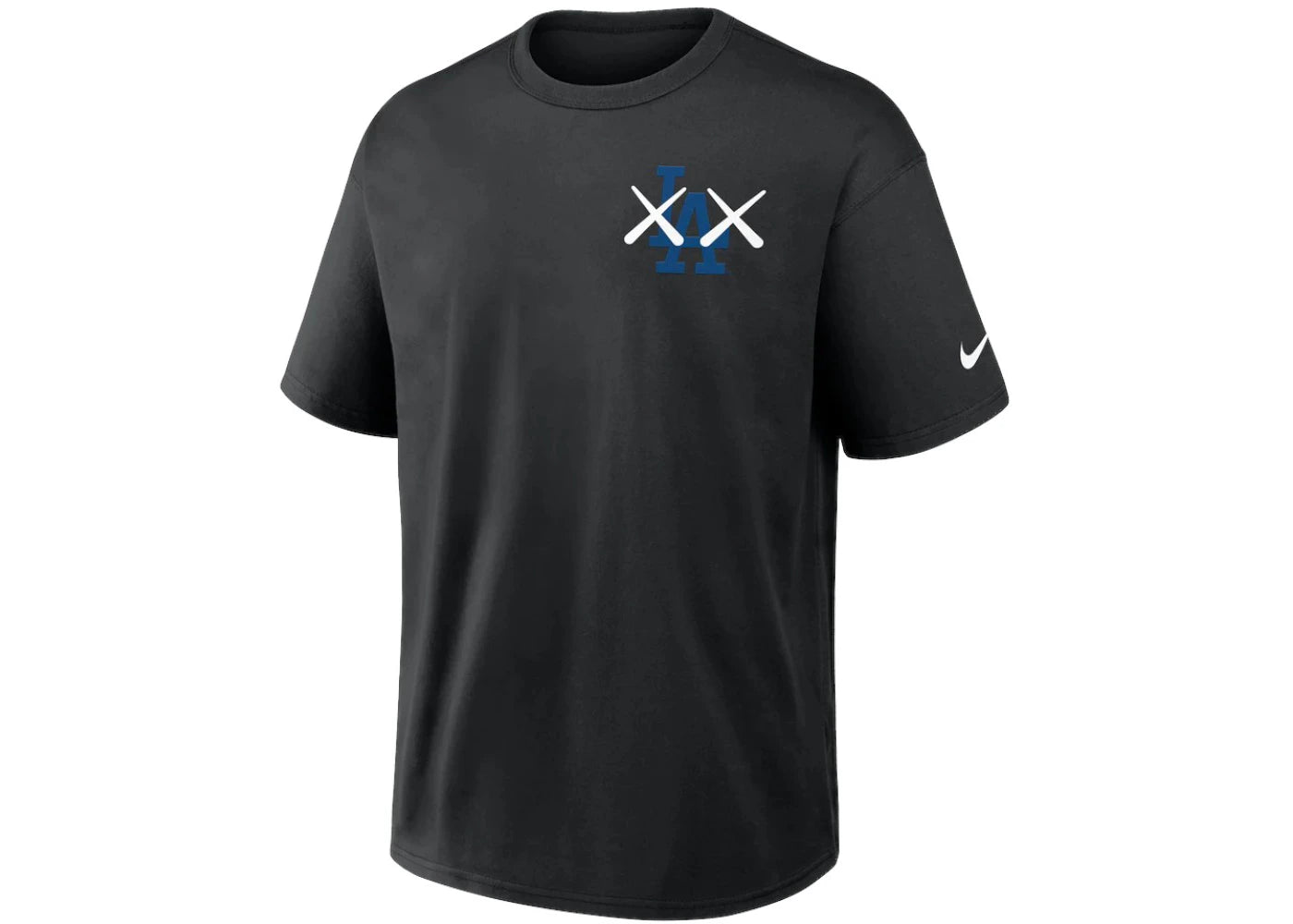 KAWS Nike MLB Fanatics Fest Elevated Max 90 Los Angeles Dodgers Tee Black - vue 360