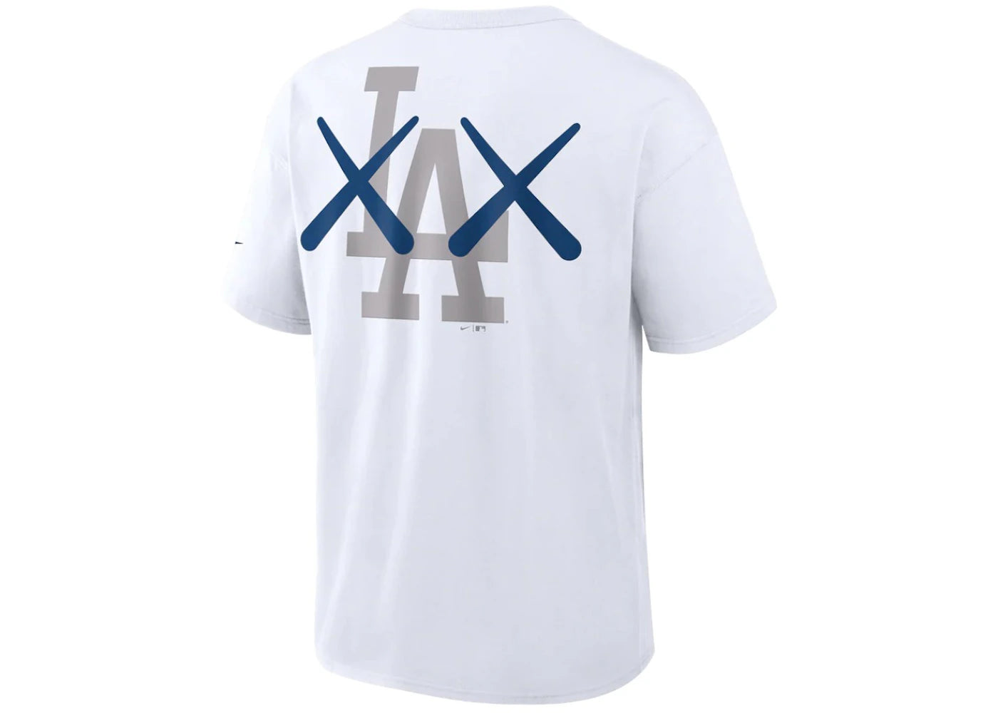 KAWS Nike MLB Fanatics Fest Elevated Max 90 Los Angeles Dodgers Tee White - vue secondaire B