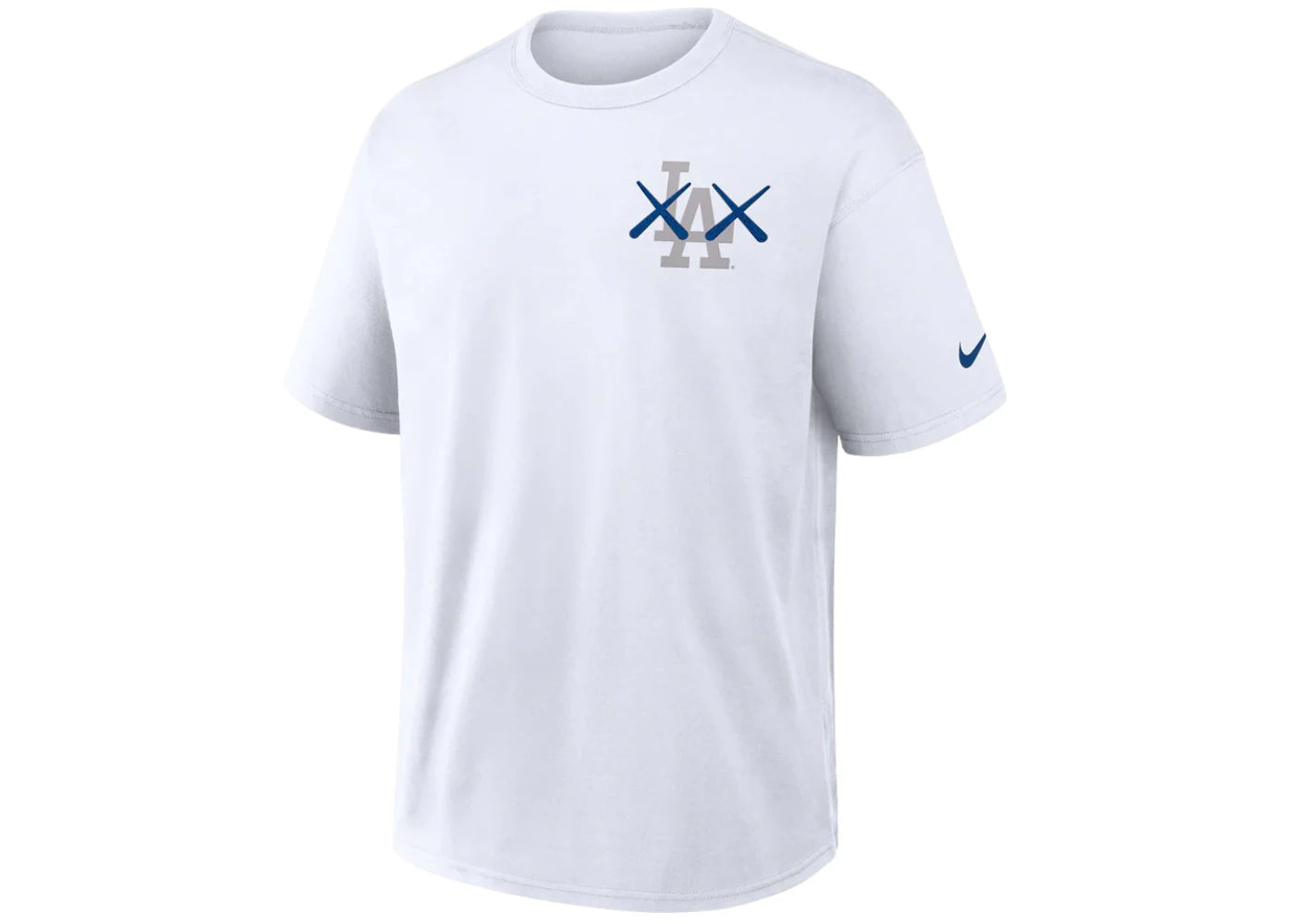 KAWS Nike MLB Fanatics Fest Elevated Max 90 Los Angeles Dodgers Tee White - vue secondaire A