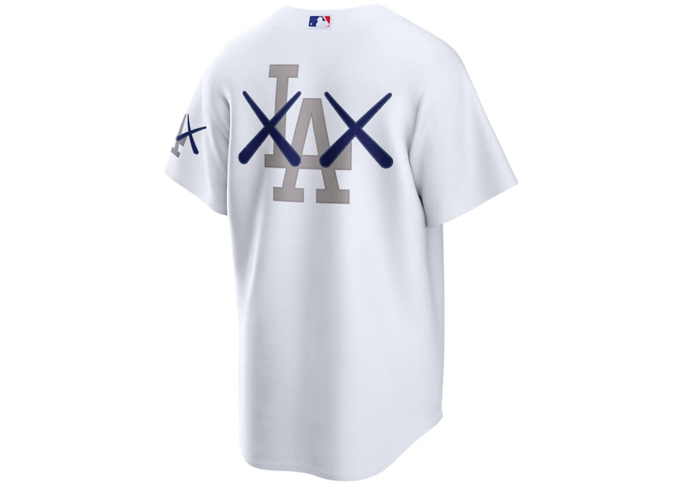 KAWS Nike MLB Stadium Los Angeles Dodgers Jersey White - vue secondaire A