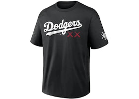 KAWS SS NN Max 90 Los Angeles Dodgers Tee Black
