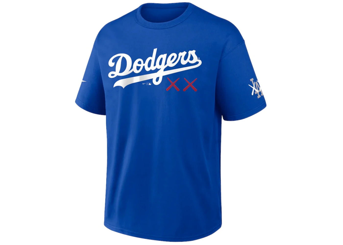 KAWS SS NN Max 90 Los Angeles Dodgers Tee Game Royal - vue secondaire A