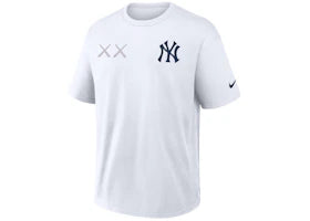 KAWS SS NN Max 90 New York Yankees Tee White