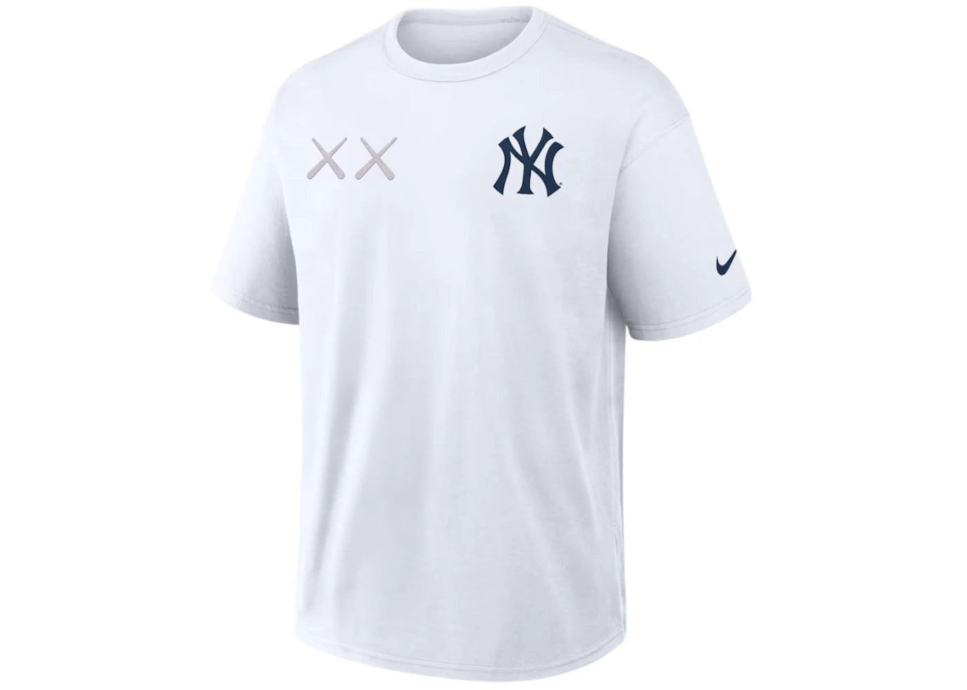 KAWS SS NN Max 90 New York Yankees Tee White - vue secondaire A
