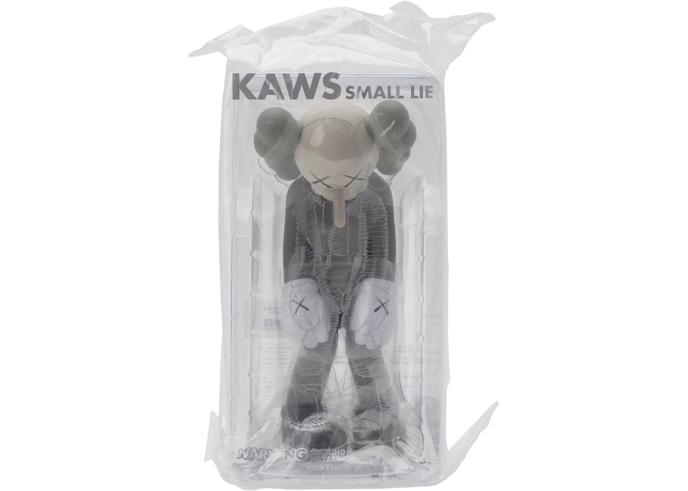 KAWS Small Lie Companion Vinyl Figure Brown - vue secondaire B