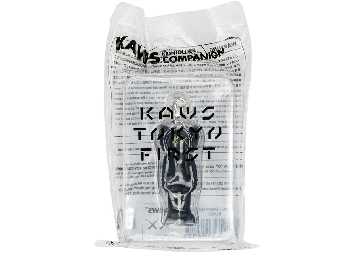 KAWS Tokyo First Companion Keychain (2021) Black - vue secondaire B