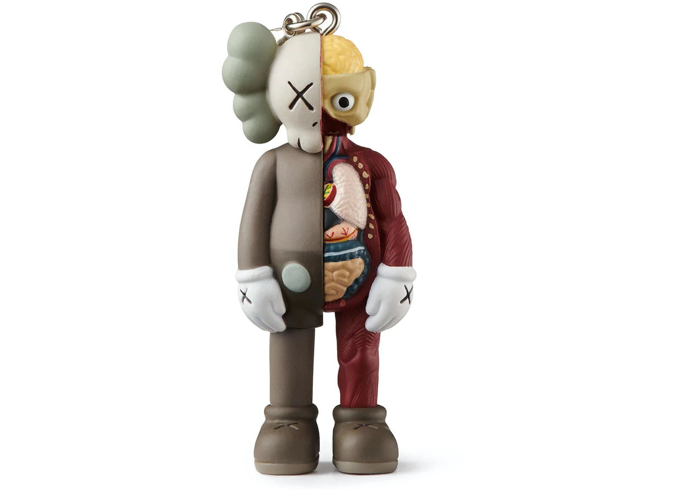 KAWS Tokyo First Flayed Companion Keychain Brown (2021) - vue secondaire A