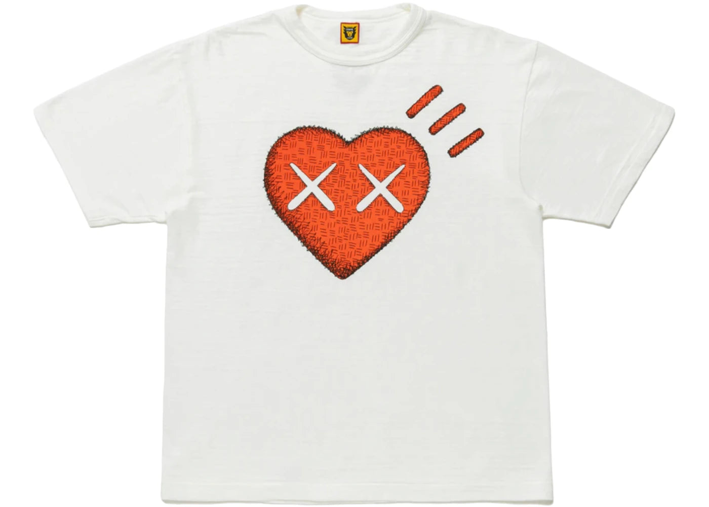 KAWS x Human Made #6 Tee White - vue secondaire A
