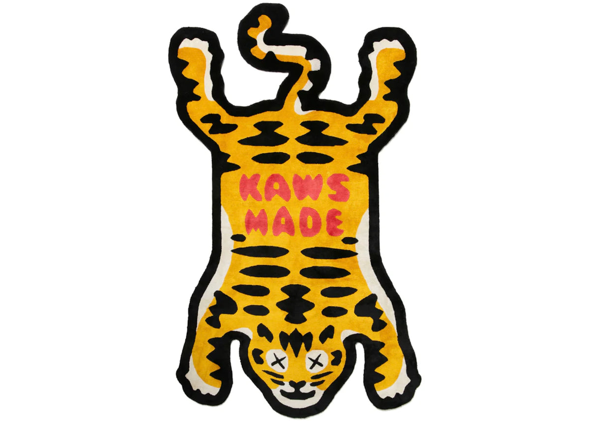 KAWS x Human Made Tiger Silk Rug - vue secondaire A