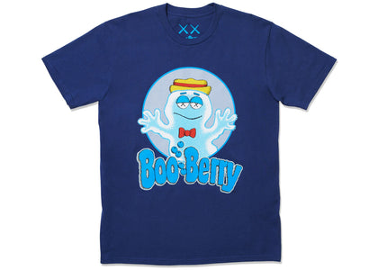 KAWS x Monsters Boo Berry T-shirt Blue - authentic KAWS apparel