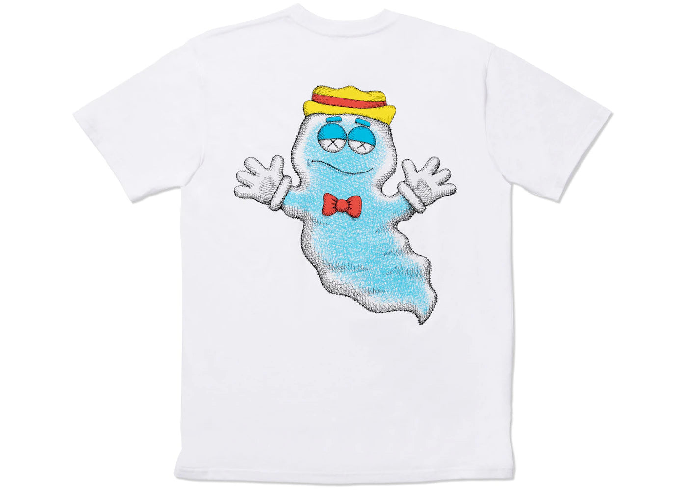 KAWS x Monsters Boo Berry T-shirt White - vue secondaire A
