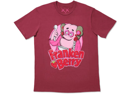 KAWS x Monsters Franken Berry T-shirt Red - authentic KAWS apparel