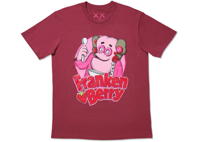 KAWS x Monsters Franken Berry T-shirt Red