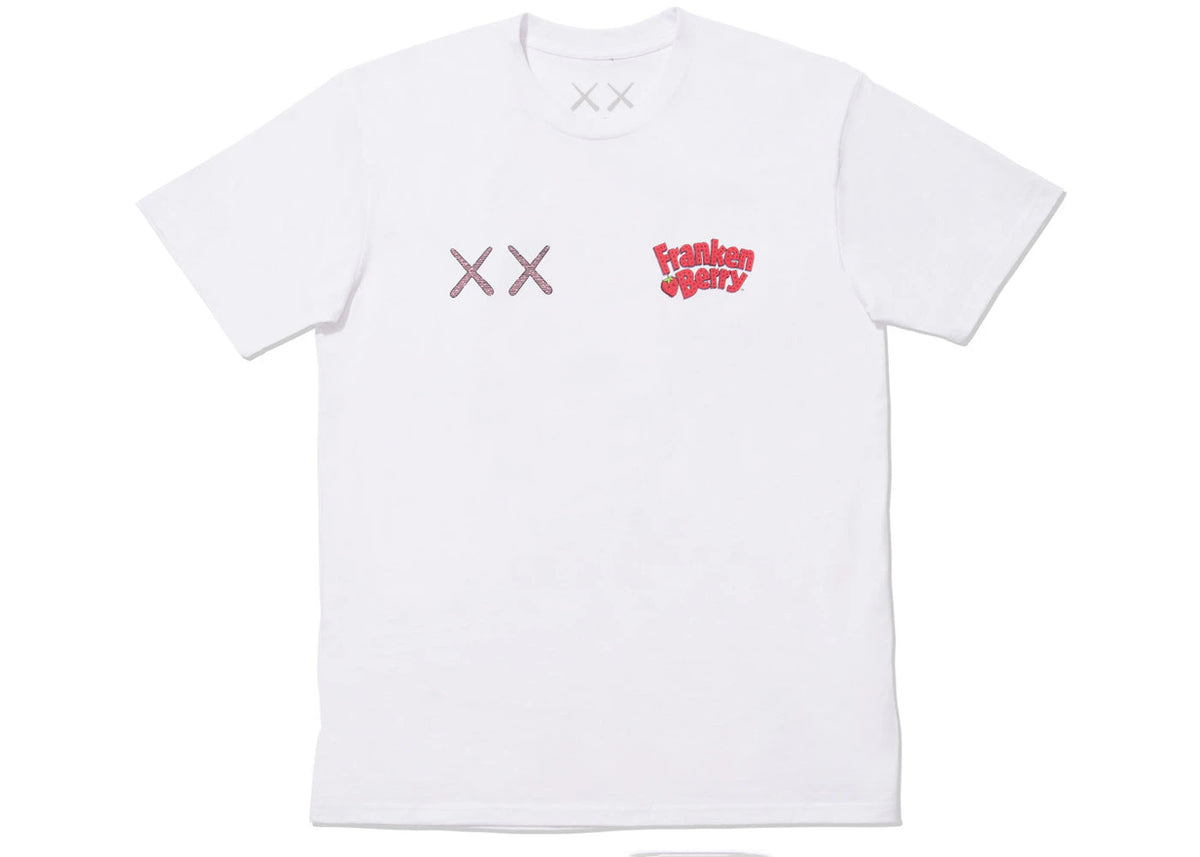KAWS x Monsters Franken Berry T-shirt White - vue 360