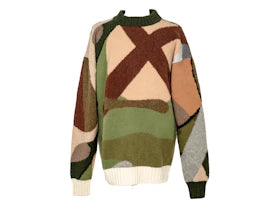 KAWS x Sacai Knit Pullover Green