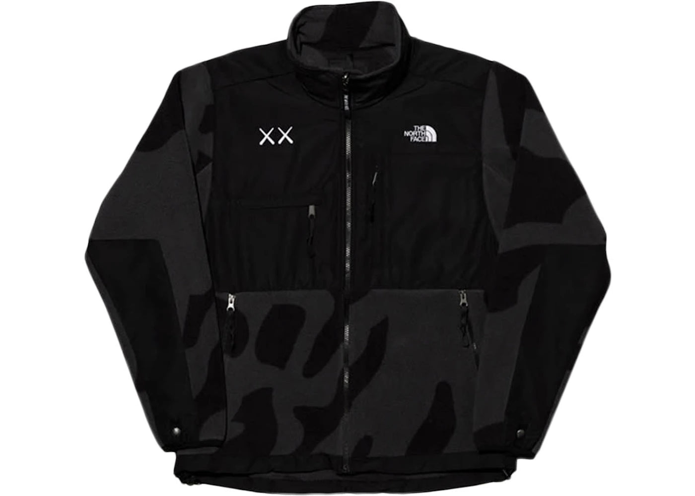 KAWS x The North Face Retro 1995 Denali Jacket Black - vue secondaire A