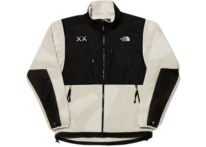 KAWS x The North Face Retro 1995 Denali Jacket Moonlight Ivory - apparel view 2