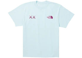 KAWS x The North Face Tee Ice Blue - vue 360
