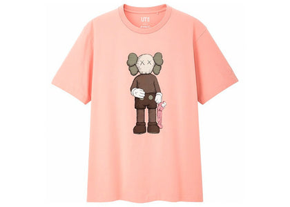 KAWS x Uniqlo Companion Tee (US Sizing) Pink - authentic KAWS product