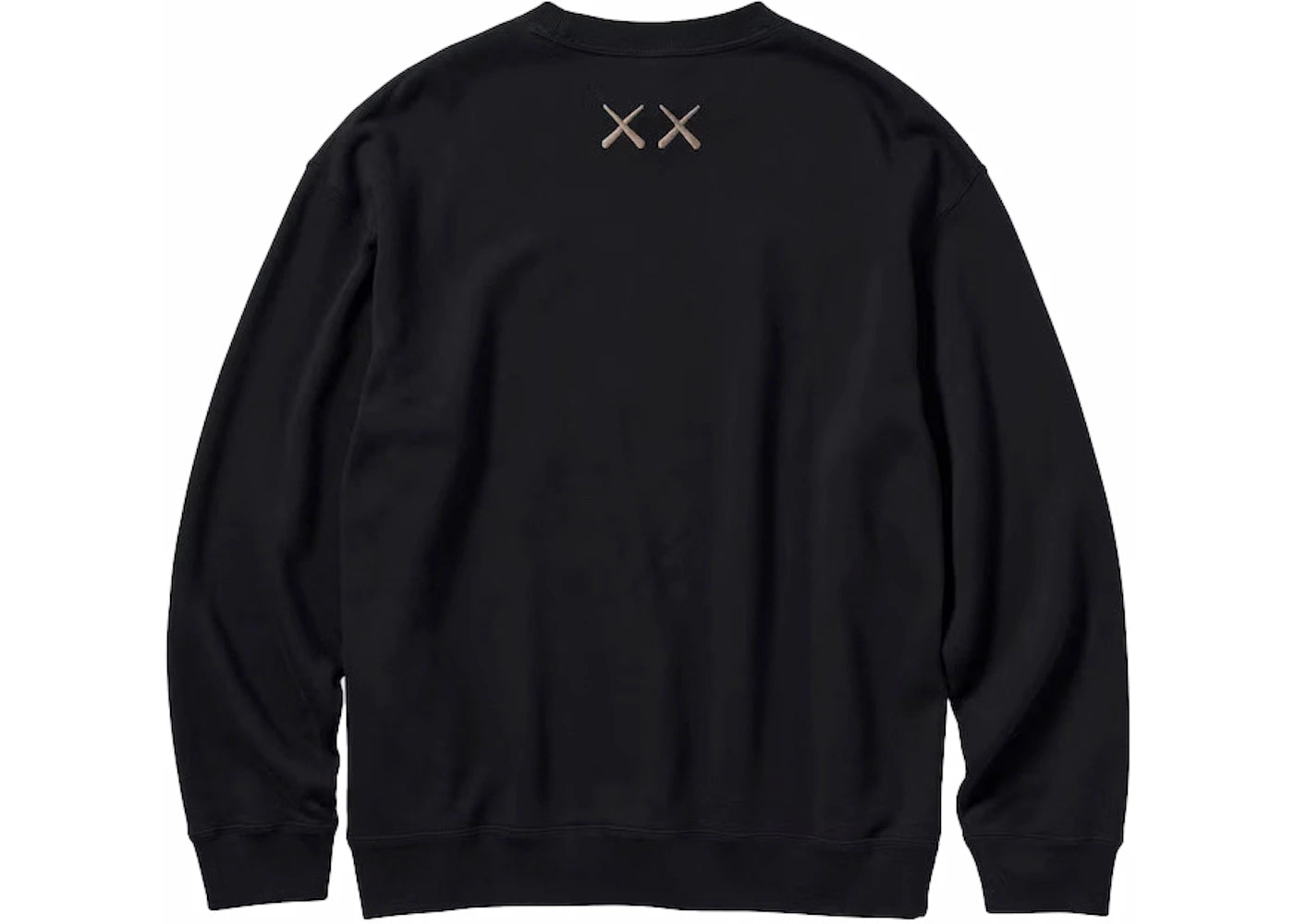 KAWS x Uniqlo Longsleeve Sweatshirt (Asia Sizing) Black - vue secondaire A