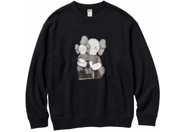 KAWS x Uniqlo Longsleeve Sweatshirt (Asia Sizing) Black