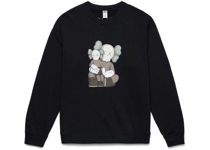 KAWS x Uniqlo Longsleeve Sweatshirt (US Sizing) Black - authentic KAWS apparel