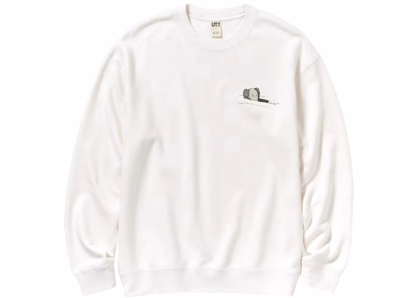 KAWS x Uniqlo Longsleeve Sweatshirt (US Sizing) Off White