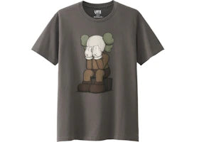 KAWS x Uniqlo Passing Through Tee (Japanese Sizing) Brown - vue 360