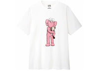 KAWS x Uniqlo Pink BFF Tee (Japanese Sizing) White
