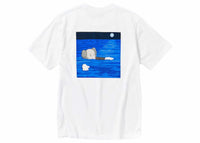 KAWS x Uniqlo UT Kurzarm-T-Shirt mit Artbook-Cover (US-Größen) Weiß