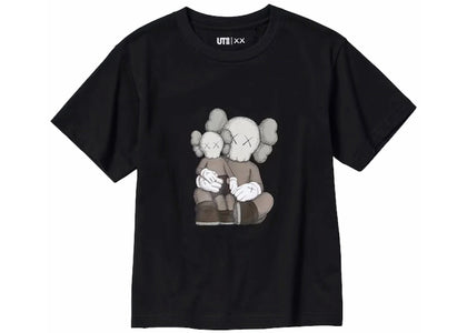 KAWS x Uniqlo Kids UT Short Sleeve Graphic T-shirt (US Sizing) Black - apparel view 2