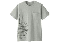 KAWS x Uniqlo x Peanuts Dust Cloud Pocket Tee Tee Gray