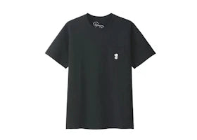 KAWS x Uniqlo x Peanuts Snoopy Pocket Tee Black - vue 360