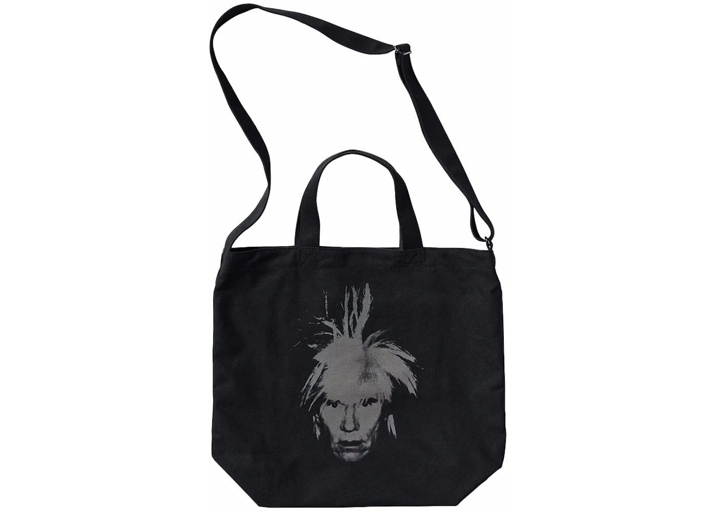 KAWS x Uniqlo Warhol 2Way Tote Bag Black - vue secondaire B