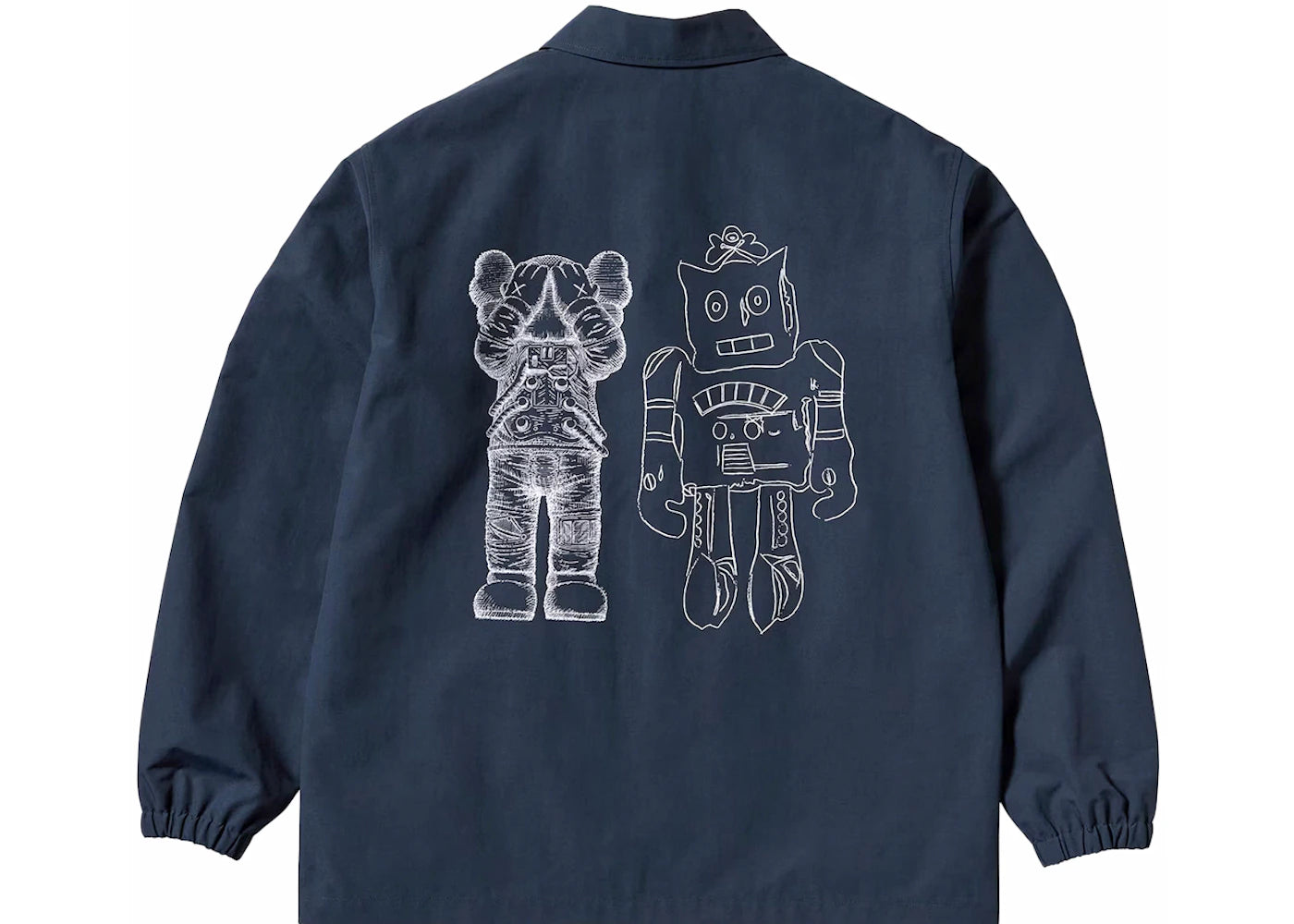 KAWS x Uniqlo Warhol Coach Jacke 476316 Marineblau - vue secondaire A