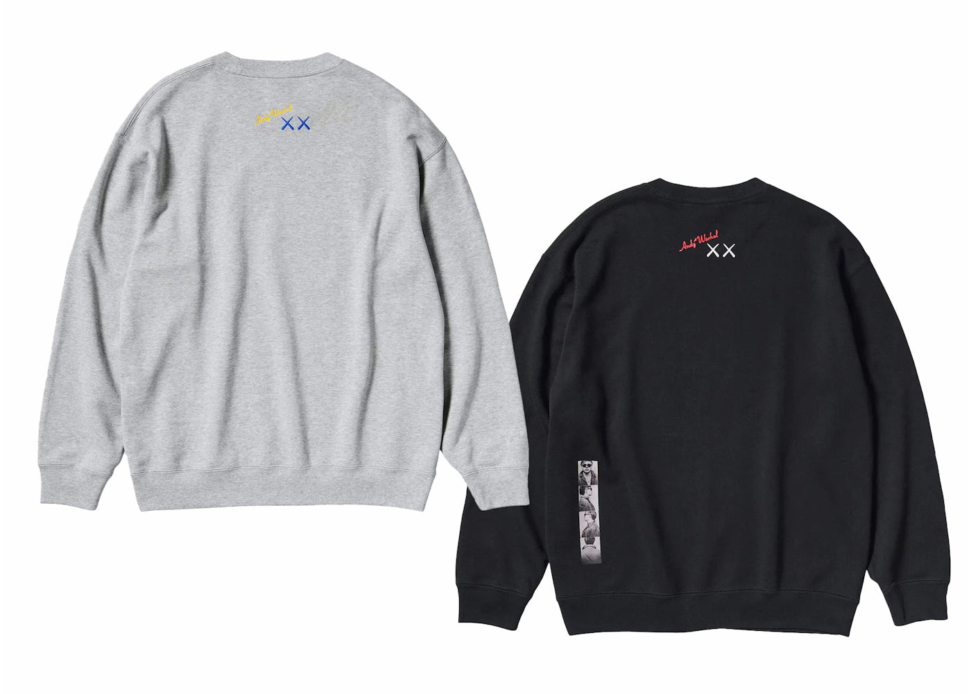 KAWS x Uniqlo Warhol Graphic 472951/476119 Sweatshirt Gray/Black - vue secondaire A
