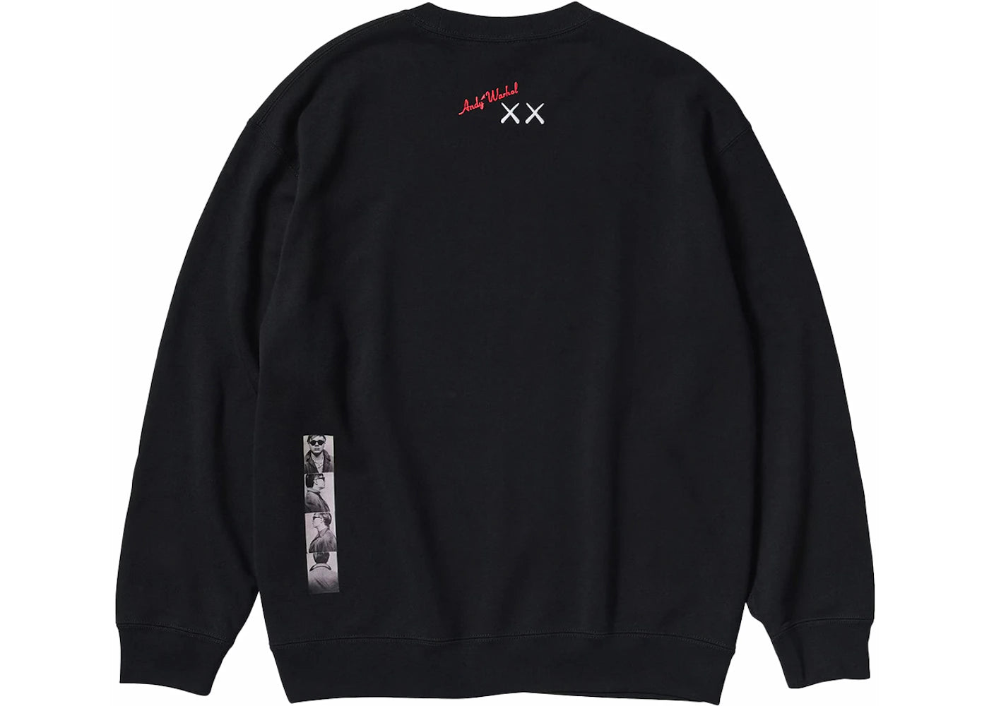 KAWS x Uniqlo Warhol Graphic 476119 Sweatshirt Black - vue secondaire A