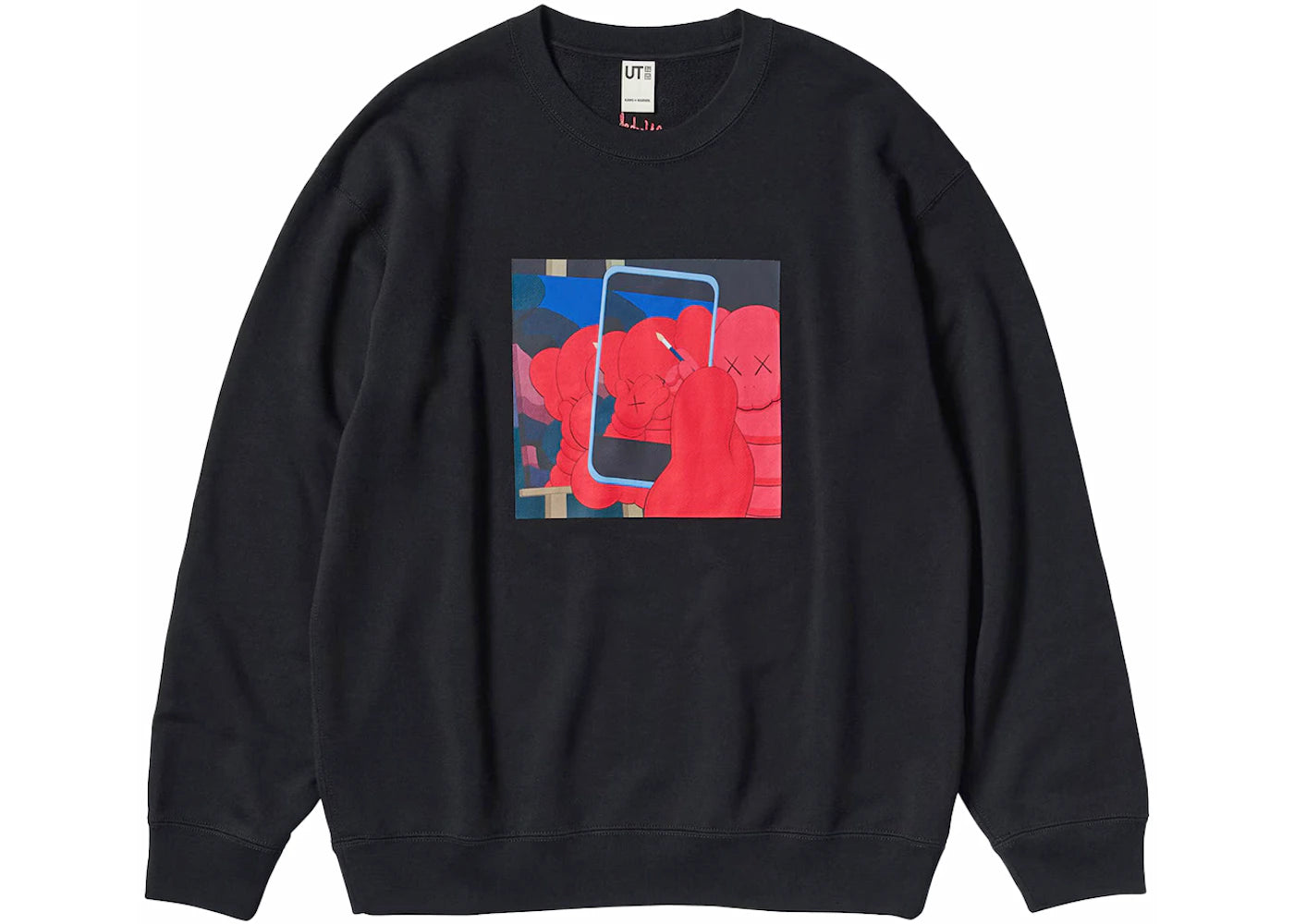 KAWS x Uniqlo Warhol Graphic 476119 Sweatshirt Black - vue 360