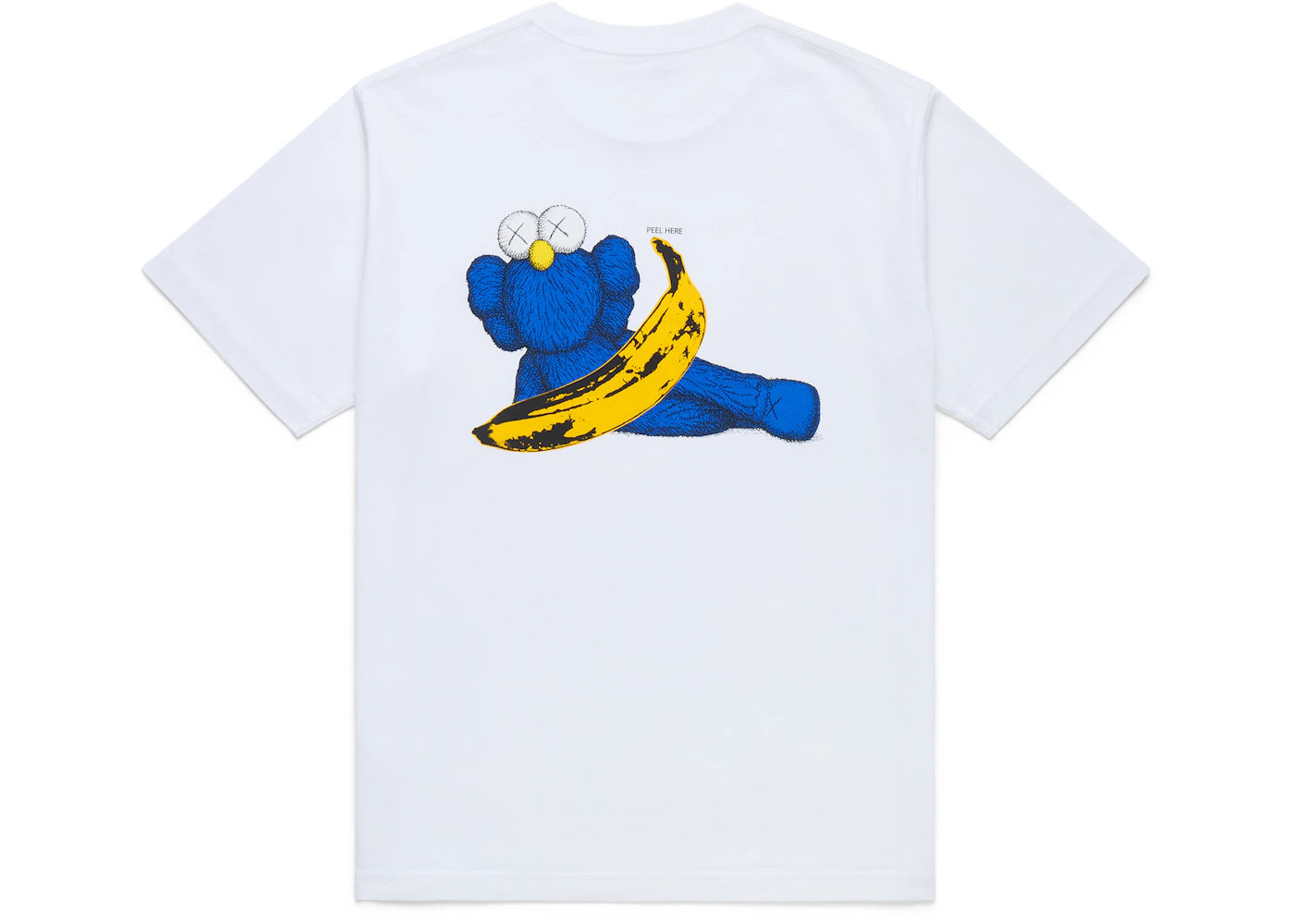 KAWS x Uniqlo Warhol UT Graphic 471321 T-shirt White - vue secondaire A
