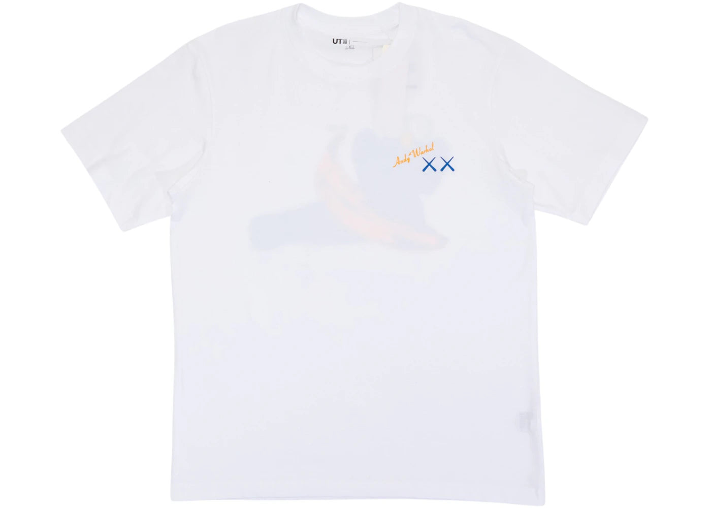 KAWS x Uniqlo Warhol UT Graphic 471321 T-shirt White - vue 360