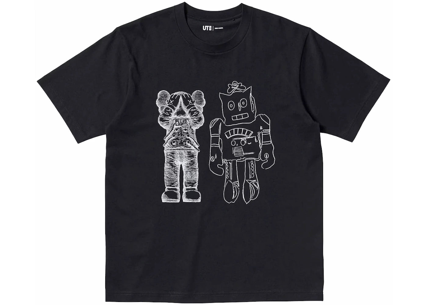KAWS x Warhol UT Graphic 476351 T-shirt (Asia Sizing) Black - vue secondaire A