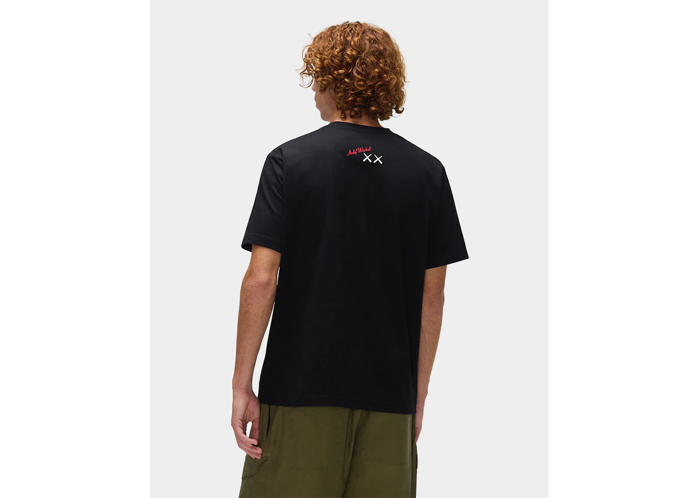 KAWS x Uniqlo Warhol UT Grafik 476351 T-Shirt Schwarz
