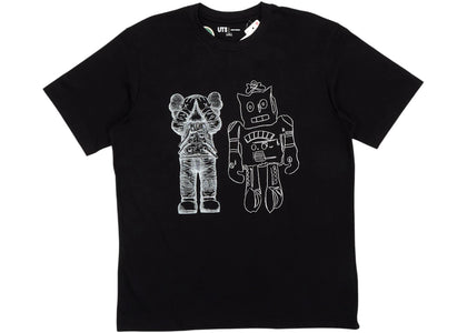 KAWS x Uniqlo Warhol UT Graphic 476351 T-shirt Black - authentic KAWS apparel