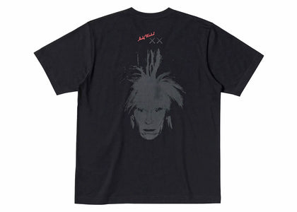 KAWS x Warhol UT Graphic 476352 T-shirt (Asia Sizing) Black - apparel view 2