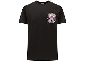 KENZO Drawn Varsity Embroidered Slim Fit T-shirt Black