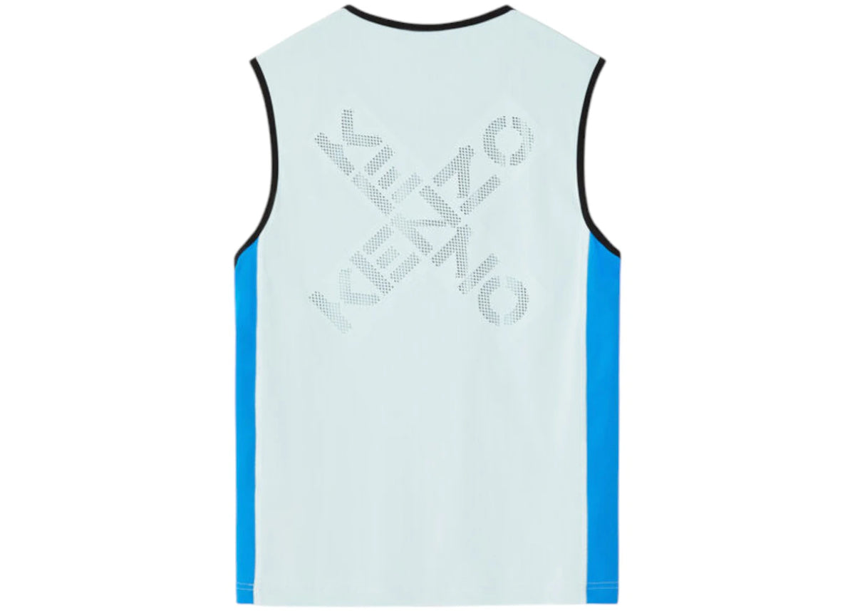 KENZO Sport Vest Sleeveless Tank Top Pale Grey - vue secondaire B